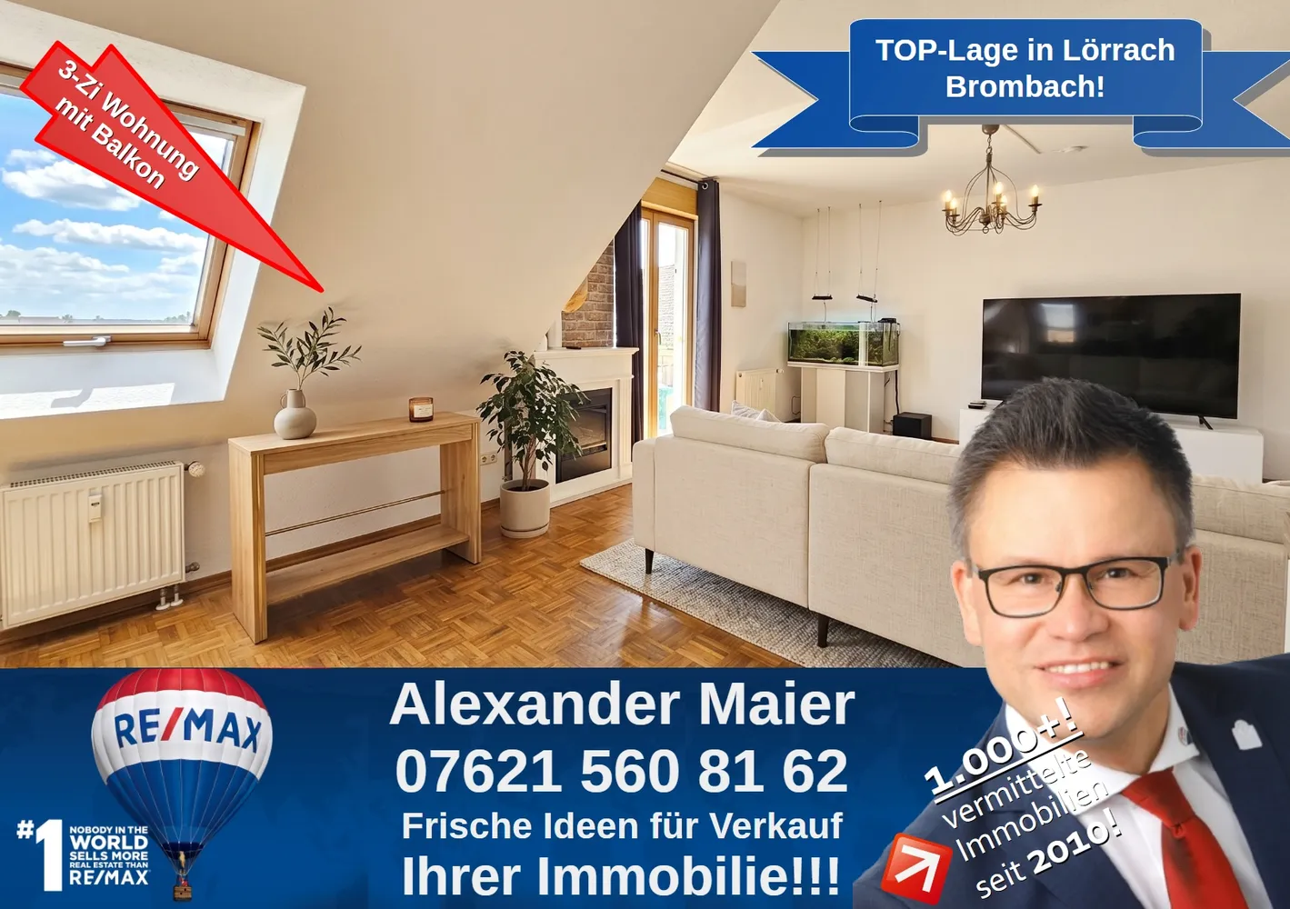 3 Zimmer Wohnung mit 71 m² in Lörrach – Bild 2