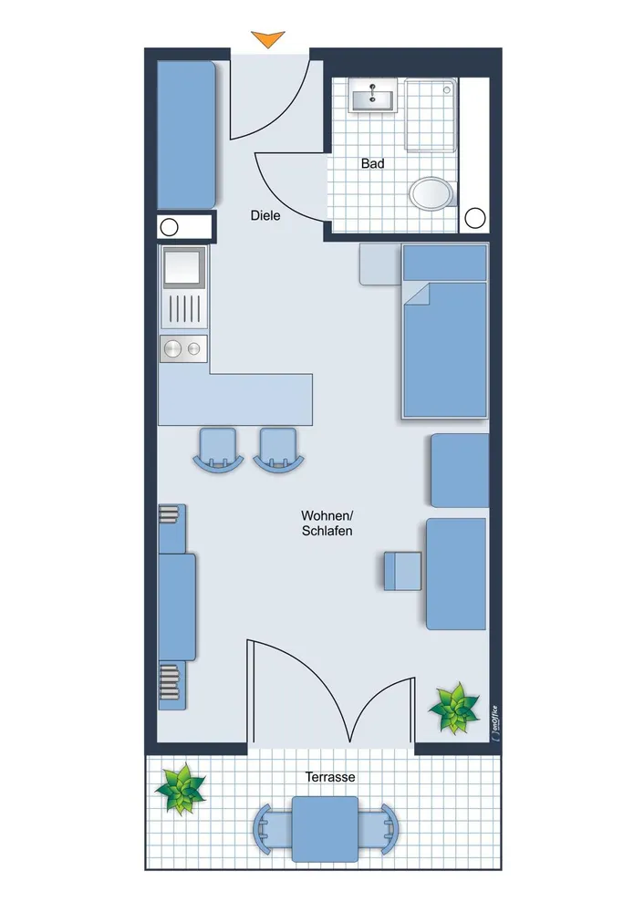 1 Zimmer Wohnung mit 26 m² in Ingolstadt – Bild 9