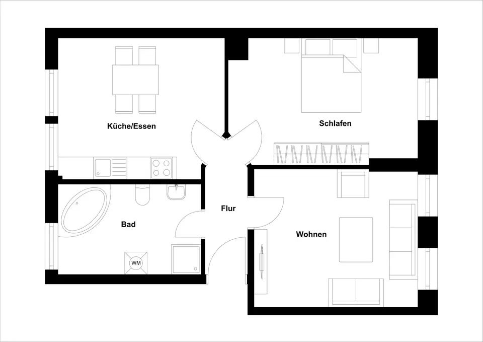 2 Zimmer Wohnung mit 63 m² in Magdeburg – Bild 8