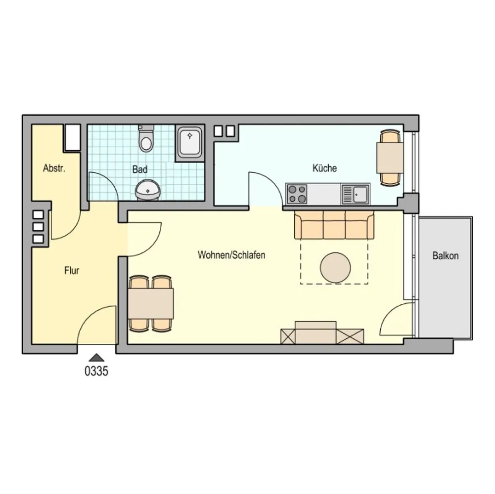 1 Zimmer Wohnung mit 53 m² in Herne – Bild 6