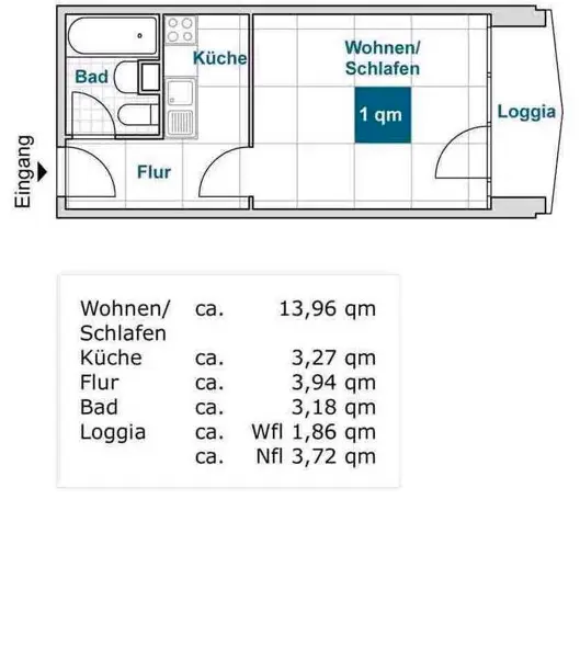 Studio mit 26 m² in Dresden – Bild 5