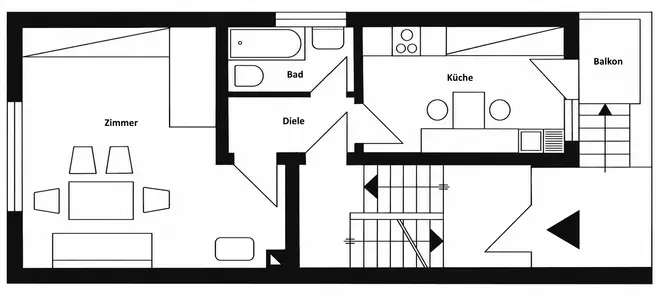1 Zimmer Wohnung mit 42 m² in Karlsruhe – Bild 8