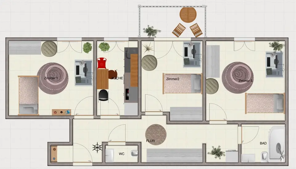 WG-Zimmer mit 76 m² in Hanau – Bild 8