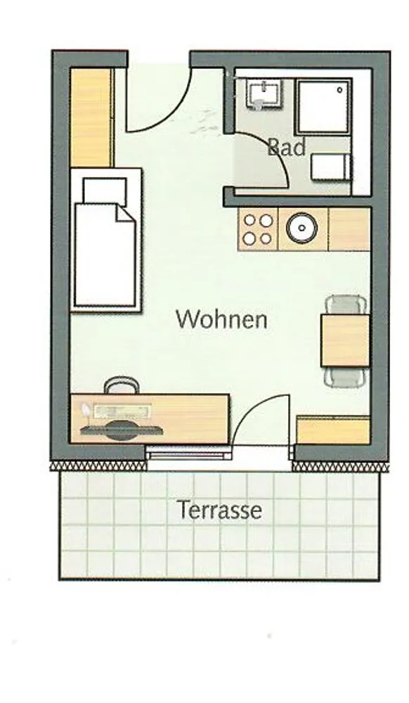 1 Zimmer Wohnung mit 24 m² in Ingolstadt – Bild 9