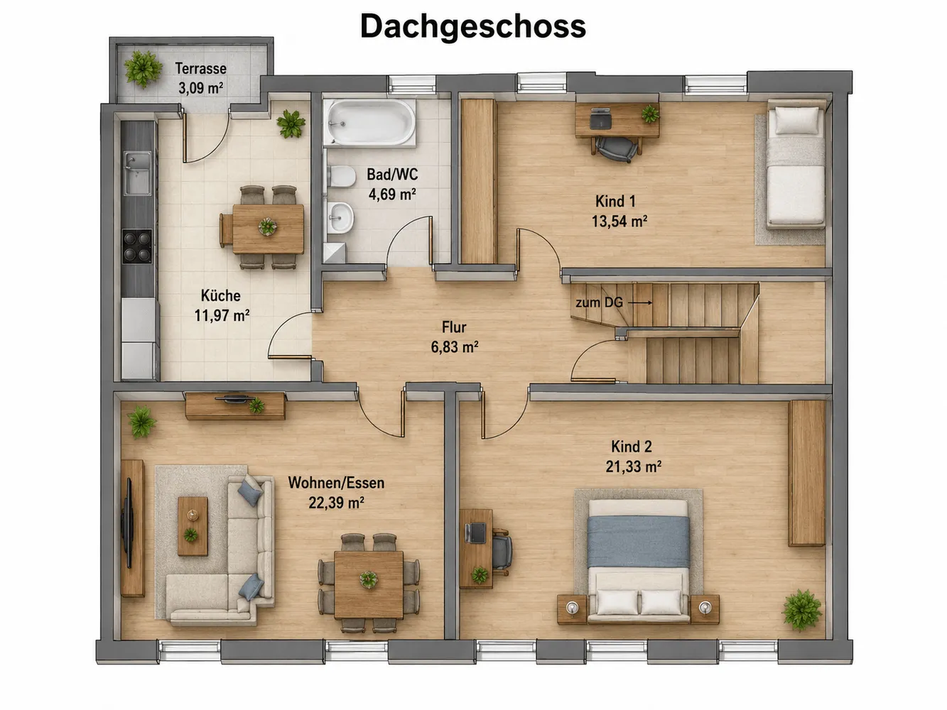 4 Zimmer Wohnung mit 126 m² in Mannheim – Bild 12