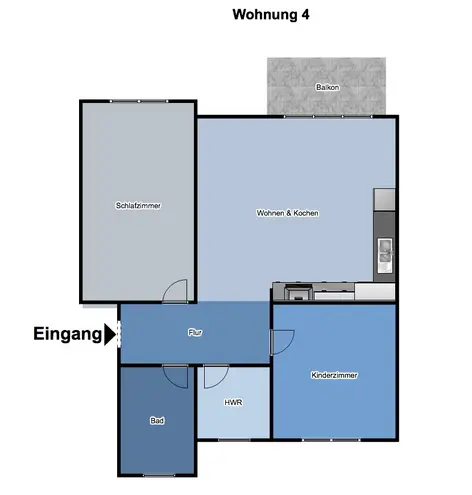 3 Zimmer Wohnung mit 105 m² in Lübeck – Bild 2