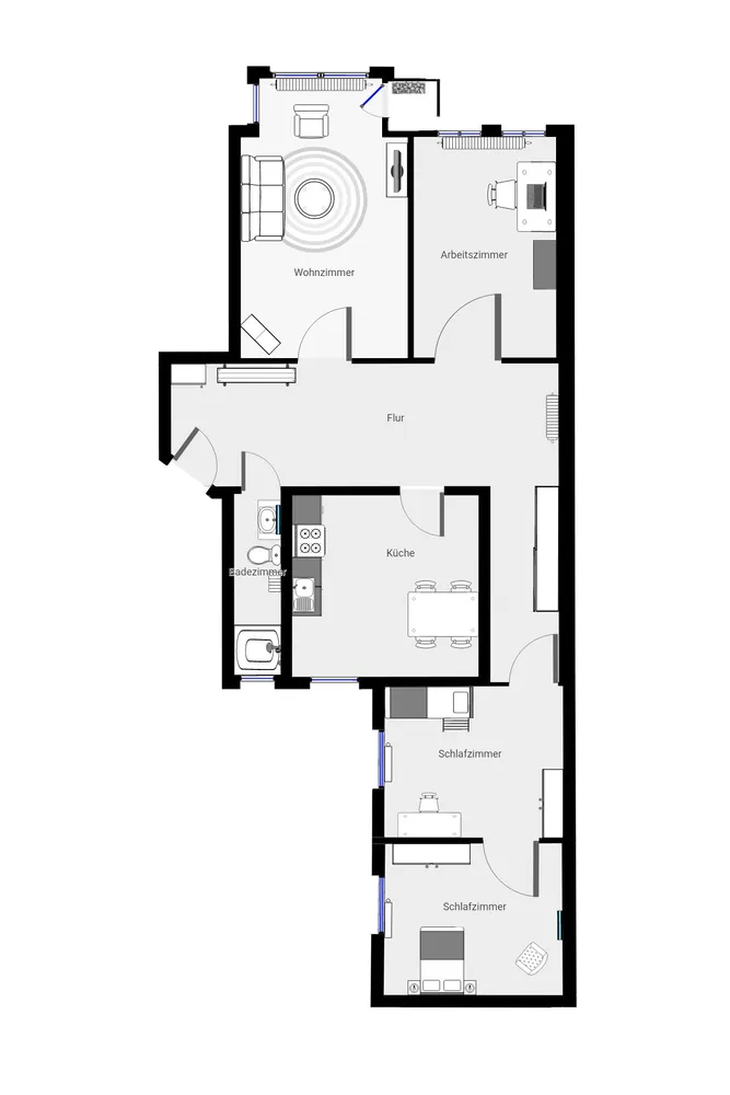 4 Zimmer Wohnung mit 100 m² in Hannover – Bild 7