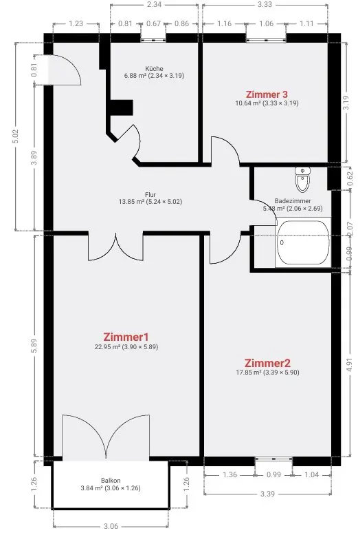 WG-Zimmer mit 23 m² in Leipzig – Bild 5