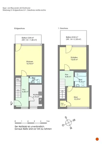 3 Zimmer Wohnung mit 80 m² in Dortmund – Bild 3
