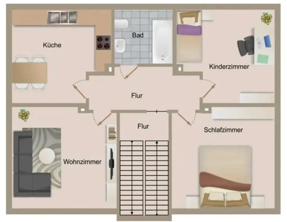 4 Zimmer Wohnung mit 77 m² in Herne – Bild 5
