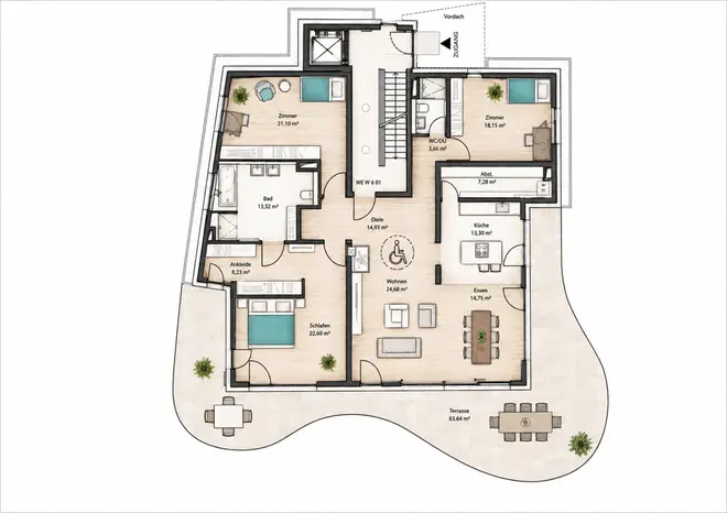 4 Zimmer Wohnung mit 178 m² in Ludwigshafen am Rhein – Bild 9