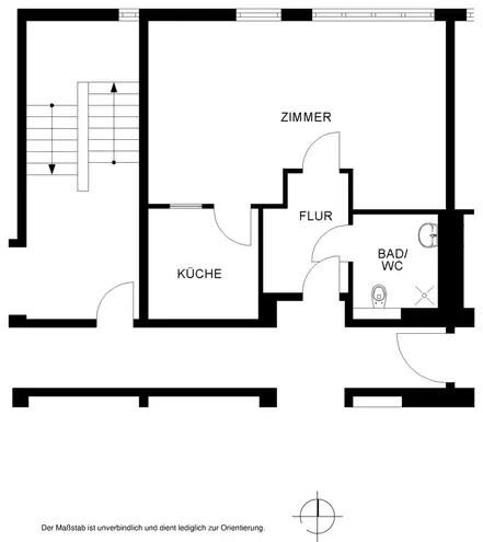 1 Zimmer Wohnung mit 50 m² in Bielefeld – Bild 2