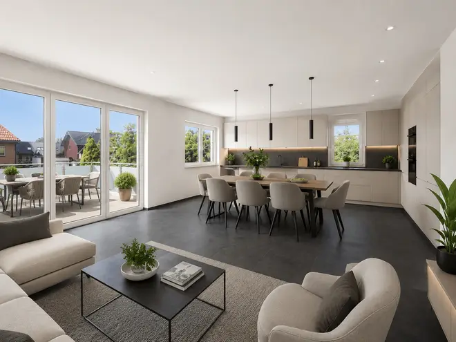 5 Zimmer Wohnung mit 133 m² in Münster – Bild 1