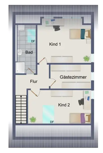 5 Zimmer Wohnung mit 133 m² in Münster – Bild 4
