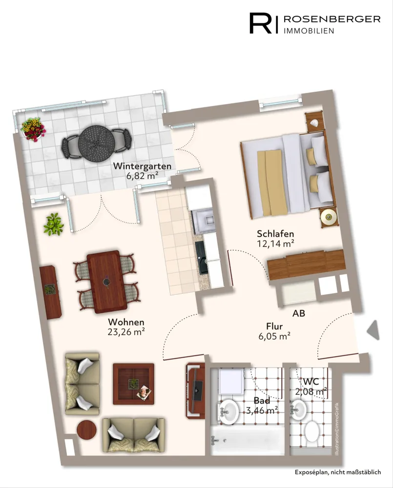 2 Zimmer Wohnung mit 52 m² in Passau – Bild 8