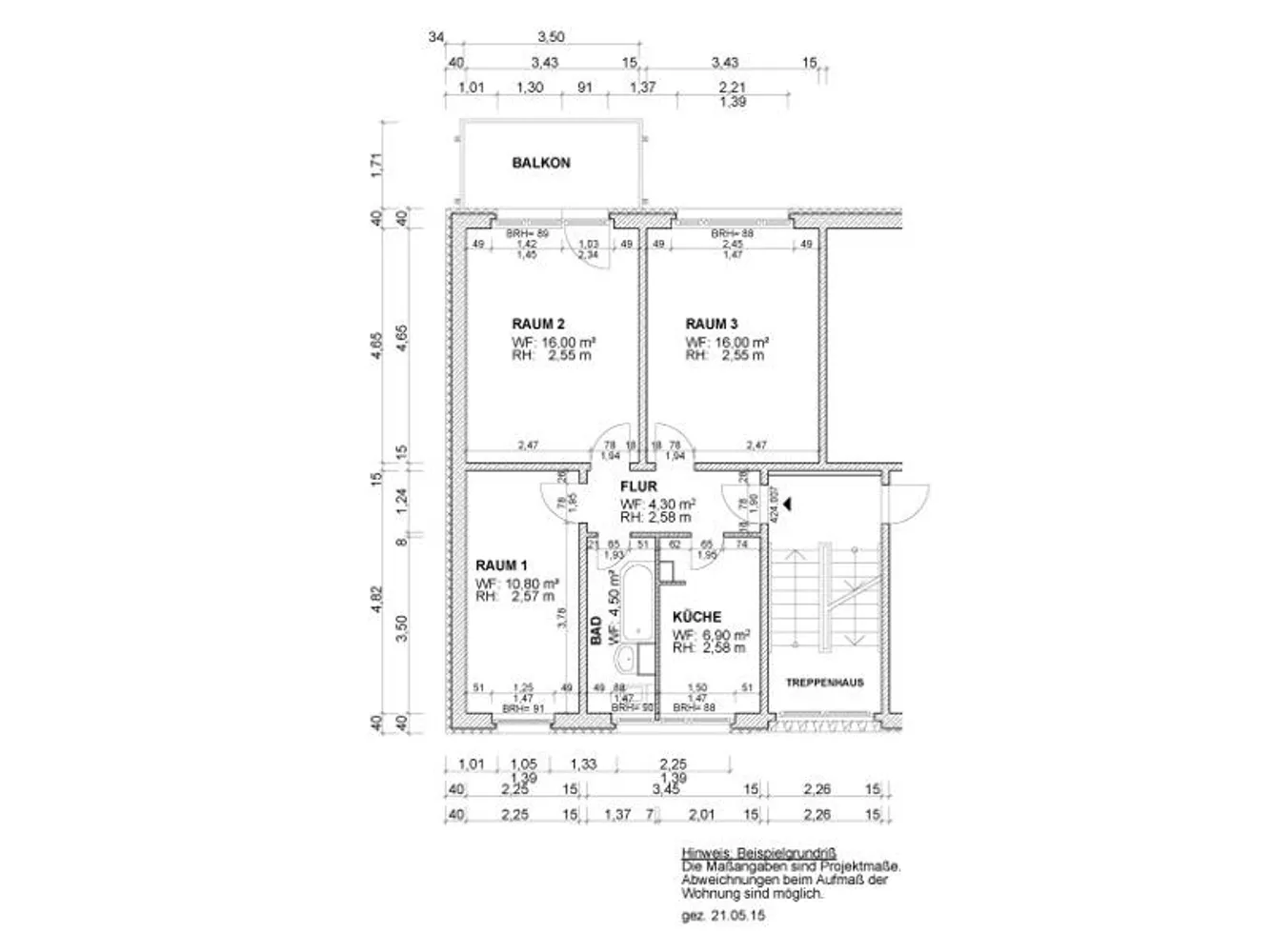3 Zimmer Wohnung mit 62 m² in Halle (Saale) – Bild 4