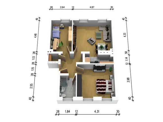 3 Zimmer Wohnung mit 66 m² in Münster – Bild 12