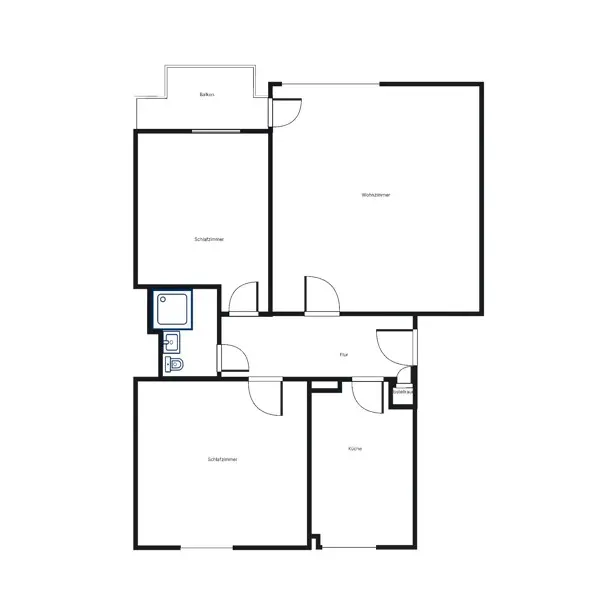 3 Zimmer Wohnung mit 64 m² in Hannover – Bild 5