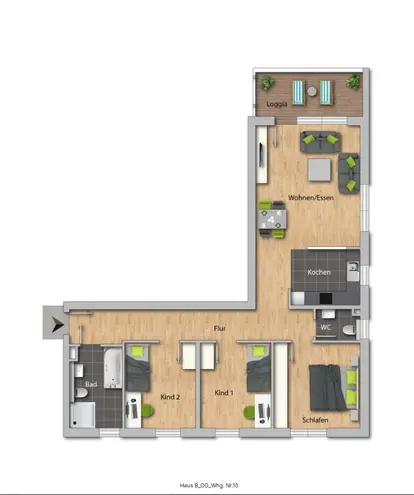 4 Zimmer Wohnung mit 104 m² in Essen – Bild 11