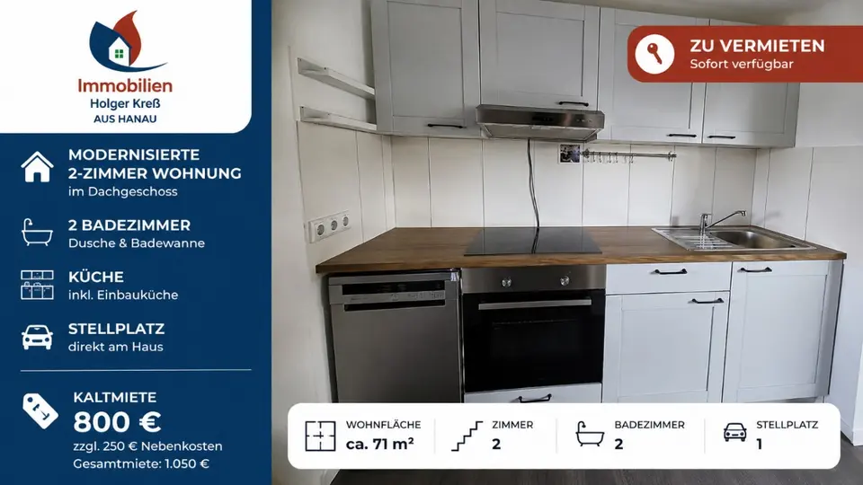 2 Zimmer Wohnung mit 71 m² in Hanau – Bild 4