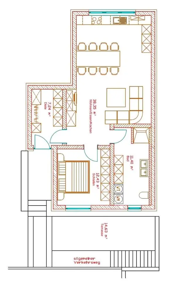2 Zimmer Wohnung mit 73 m² in Ansbach – Bild 5