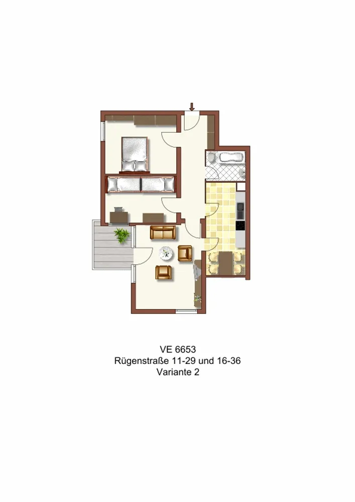 4 Zimmer Wohnung mit 70 m² in Duisburg – Bild 3