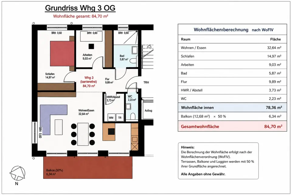 3 Zimmer Wohnung mit 85 m² in Delmenhorst – Bild 5