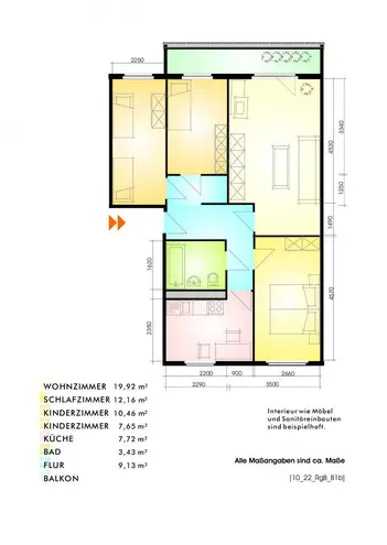 4 Zimmer Wohnung mit 74 m² in Leipzig – Bild 2