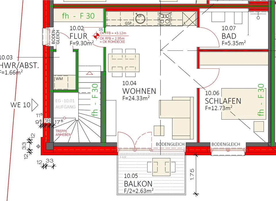 2 Zimmer Wohnung mit 36 m² in Nordhorn – Bild 10
