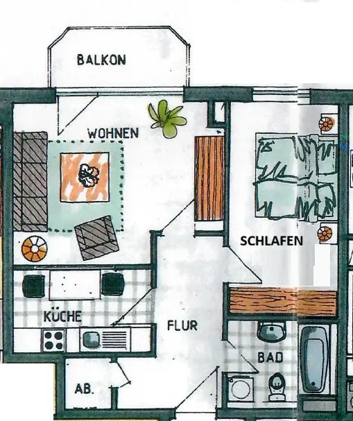 2 Zimmer Wohnung mit 92 m² in Stralsund – Bild 10