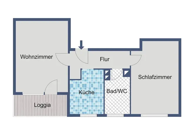 2 Zimmer Wohnung mit 50 m² in Wiesbaden – Bild 5