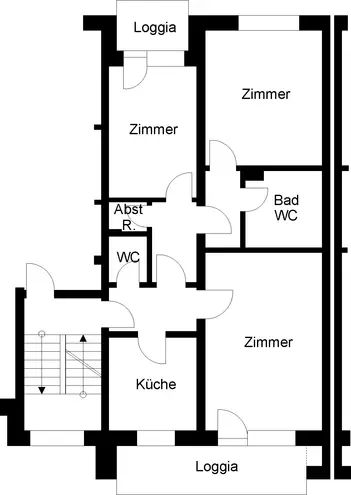 4 Zimmer Wohnung mit 81 m² in Oberhausen – Bild 2