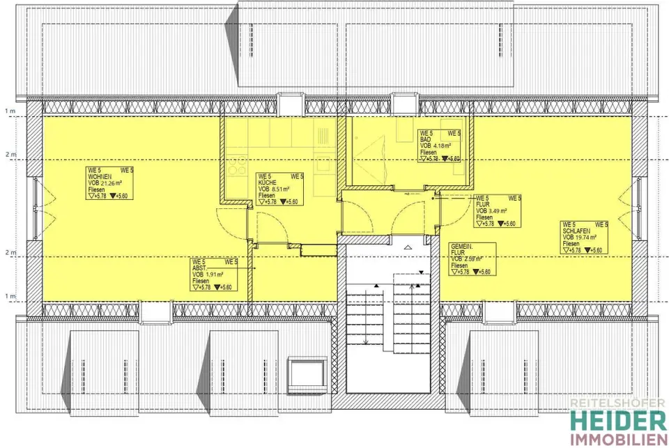 2 Zimmer Wohnung mit 59 m² in Ansbach – Bild 5