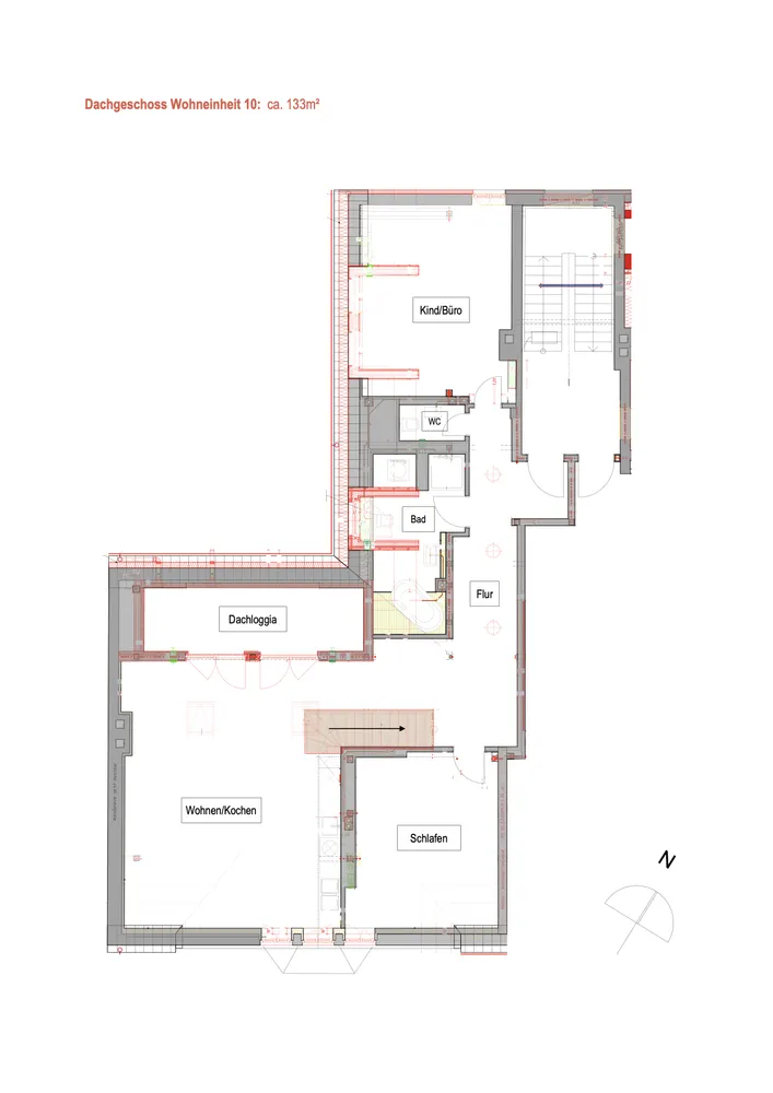 3 Zimmer Wohnung mit 134 m² in Augsburg – Bild 7