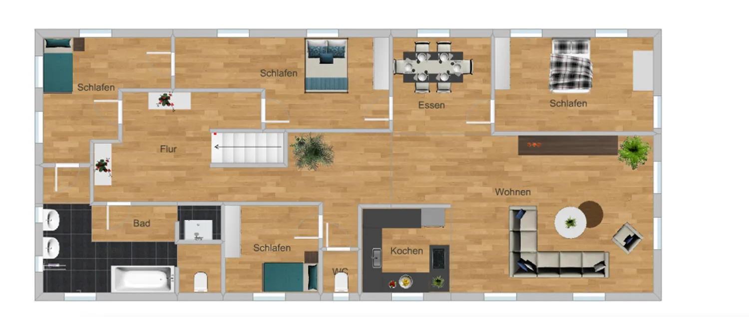 5 Zimmer Wohnung mit 220 m² in Ulm – Bild 2