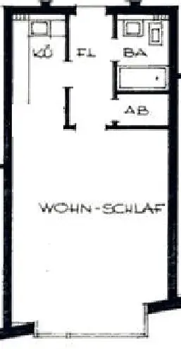 1 Zimmer Wohnung mit 35 m² in Leverkusen – Bild 2