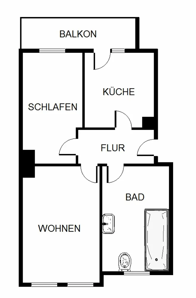 2 Zimmer Wohnung mit 57 m² in Leipzig – Bild 5