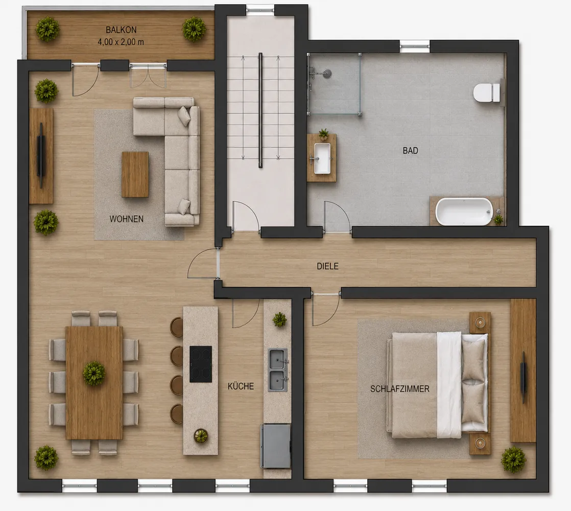 2 Zimmer Wohnung mit 88 m² in Mülheim an der Ruhr – Bild 9
