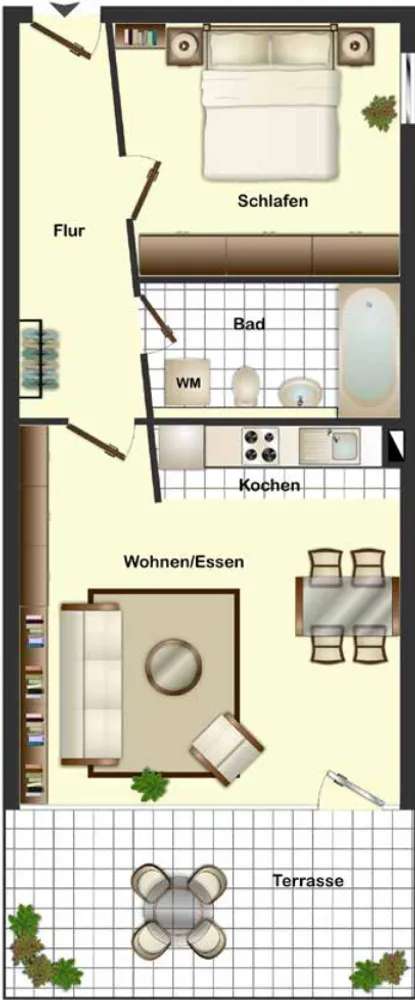 2 Zimmer Wohnung mit 53 m² in Baden-Baden – Bild 11