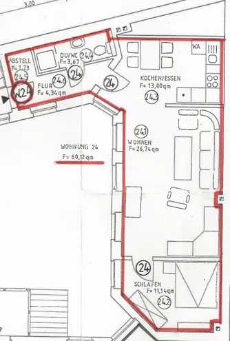3 Zimmer Wohnung mit 60 m² in Magdeburg – Bild 8