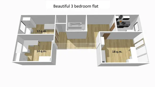 WG-Zimmer mit 12 m² in Hamburg – Bild 6