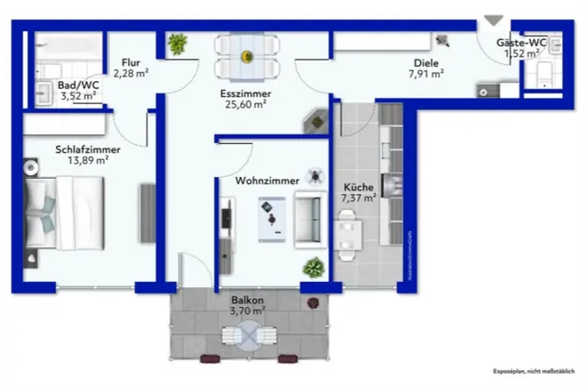 3 Zimmer Wohnung mit 66 m² in Hanau – Bild 5