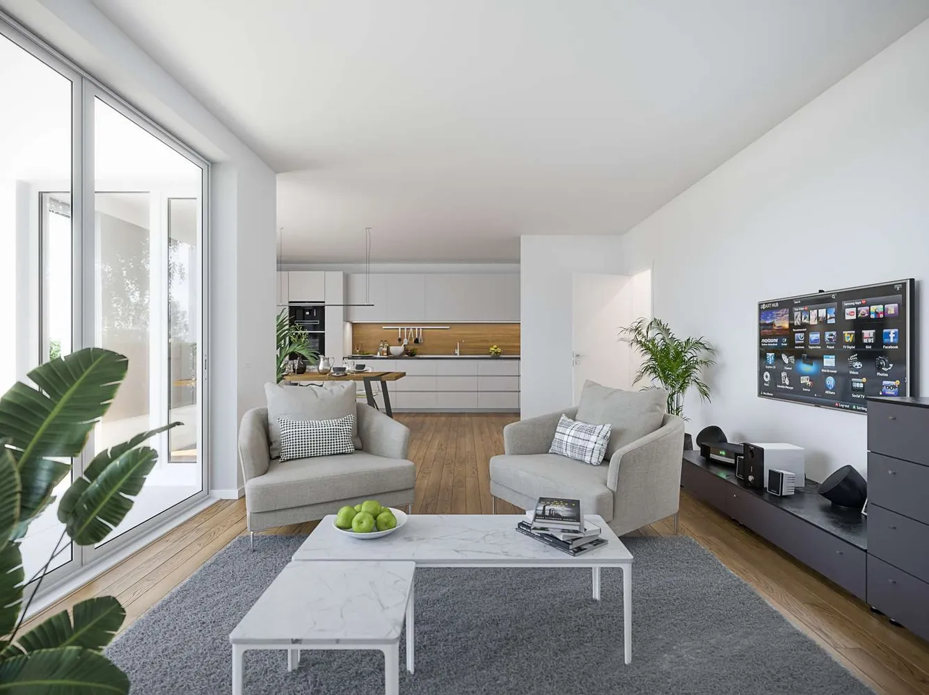 2 Zimmer Wohnung mit 66 m² in Augsburg – Bild 1