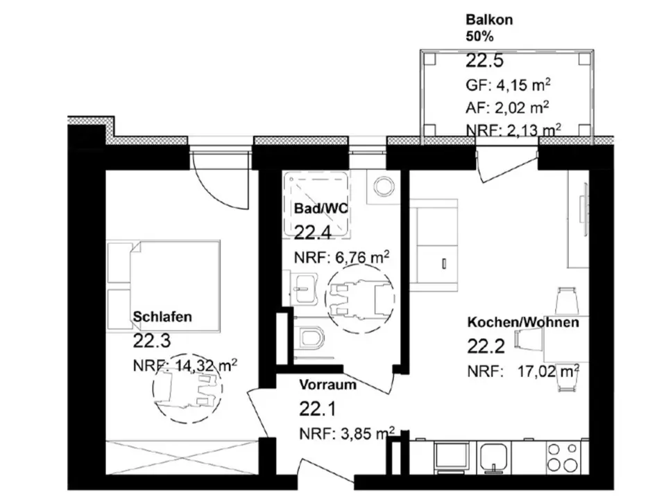 2 Zimmer Wohnung mit 44 m² in Sangerhausen – Bild 5