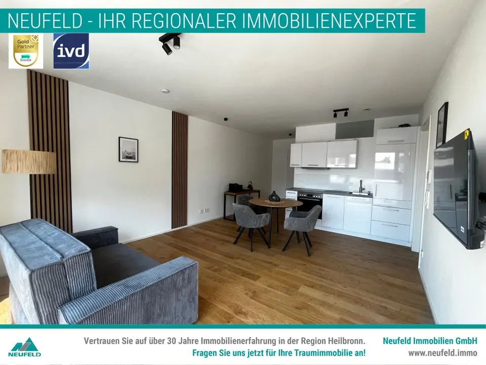 2 Zimmer Wohnung mit 50 m² in Heilbronn – Bild 1