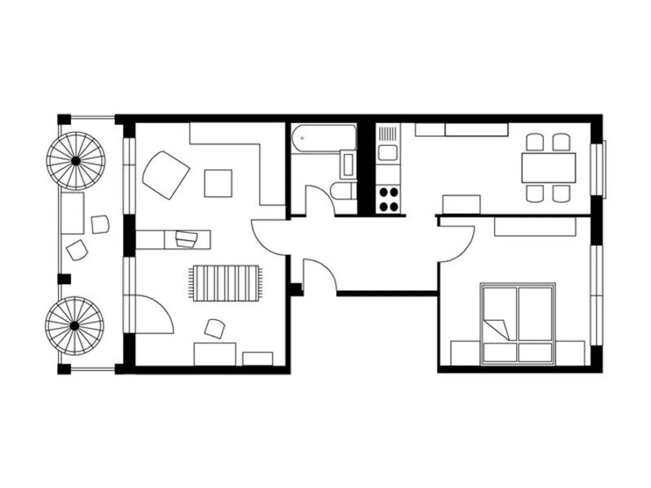 2 Zimmer Wohnung mit 60 m² in Halle (Saale) – Bild 4