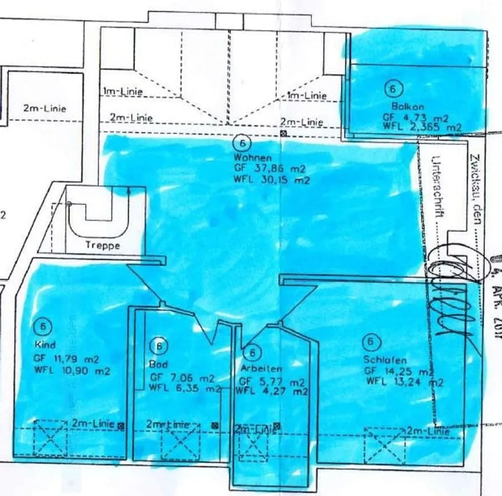 4 Zimmer Wohnung mit 96 m² in Zwickau – Bild 6