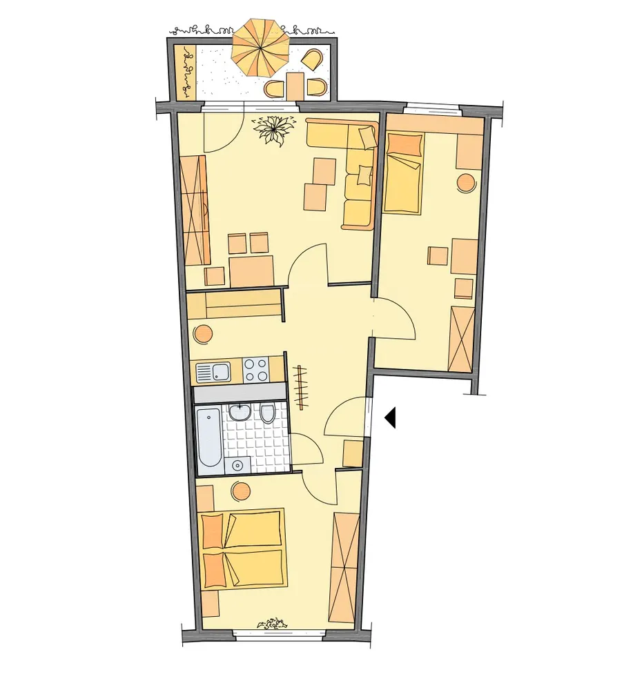 2 Zimmer Wohnung mit 50 m² in Gera – Bild 7