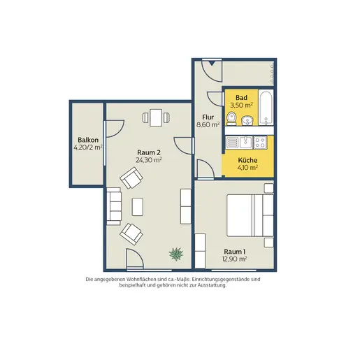 2 Zimmer Wohnung mit 55 m² in Leipzig – Bild 6