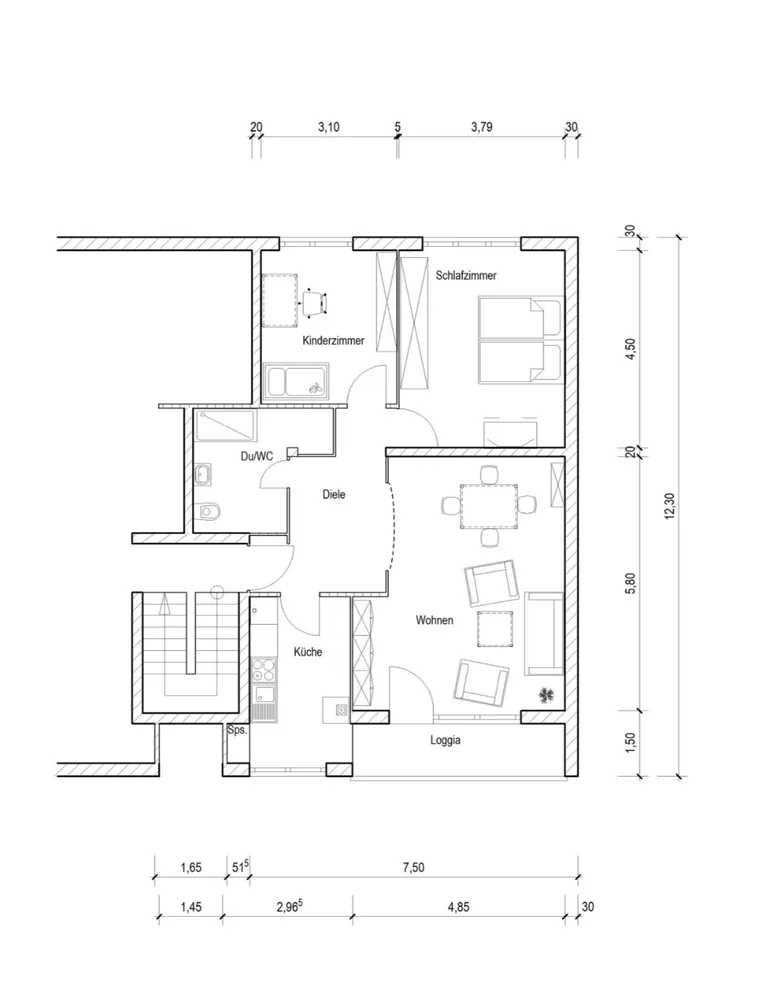 3 Zimmer Wohnung mit 73 m² in Aschaffenburg – Bild 8